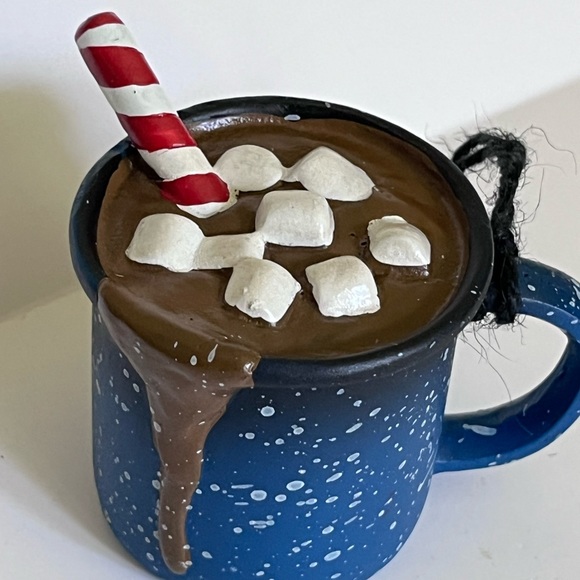Hot chocolate, and marshmallows, Christmas tree ornament - Picture 5 of 7